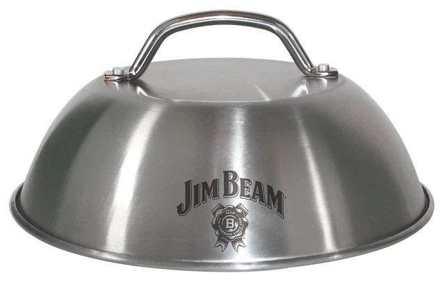 Jim Beam JB0181 9&quote; Burger Cover and Cheese Melting Dome, Silver