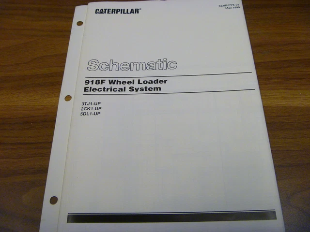 CATERPILLAR 918F WHEEL Loader Electrical Wiring Diagram Schematic