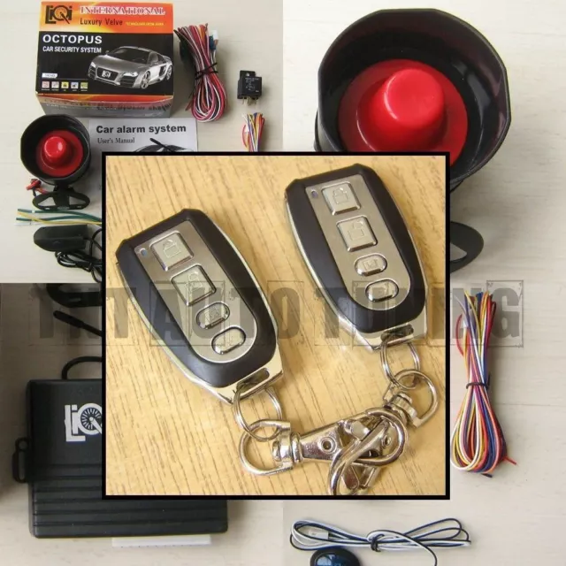 Alarme Voiture Auto Systèm Sécurité Kit Télécommande pour Toyota Auris Avensis