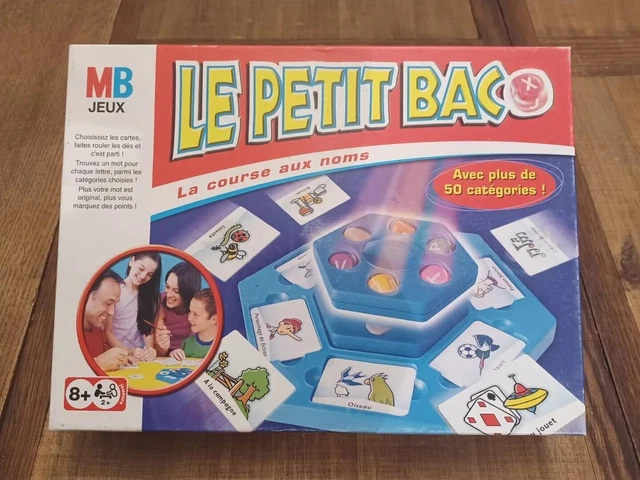 JEU DE SOCIÉTÉ " LE PETIT BAC " La Course Aux Noms MB Complet Et ...