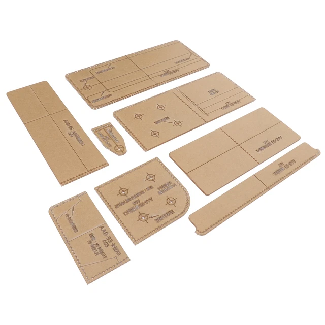 Acrylic Wallet Pattern Template Handmade DIY Leather Mould Tools※
