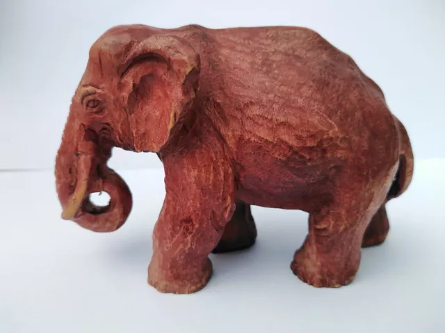 Handmade Wooden Elephant Hand Statue Figurine natural beautiful art Décor, Gift