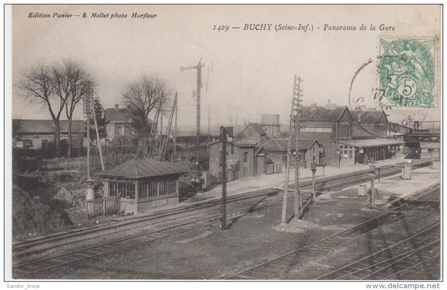 CPA BUCHY, GENDARMERIE et Pensionnat EUR 4,00 - FR