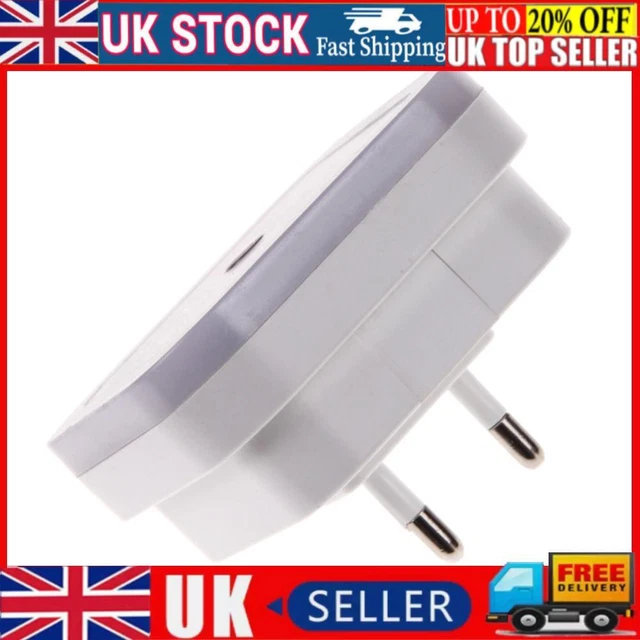 AUTO LED LIGHT Induction Sensor Control Bedroom Night (White) ( EU Plug ...
