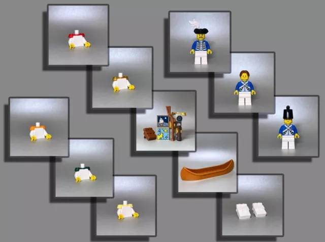 LEGO® Figuren - Piraten Blauröcke Epauletten Muskete Imperial Guards Eldorado