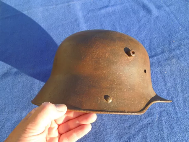 ELMETTO GUSCIO TEDESCO AUSTRIACO KuK PER LìESERCITO MILTIARE WW1 1GM