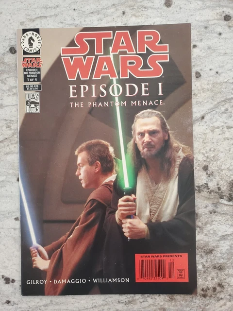 Star Wars Episode I The Phantom Menace #1 1999 Htf Newsstand Vf-/Nm-