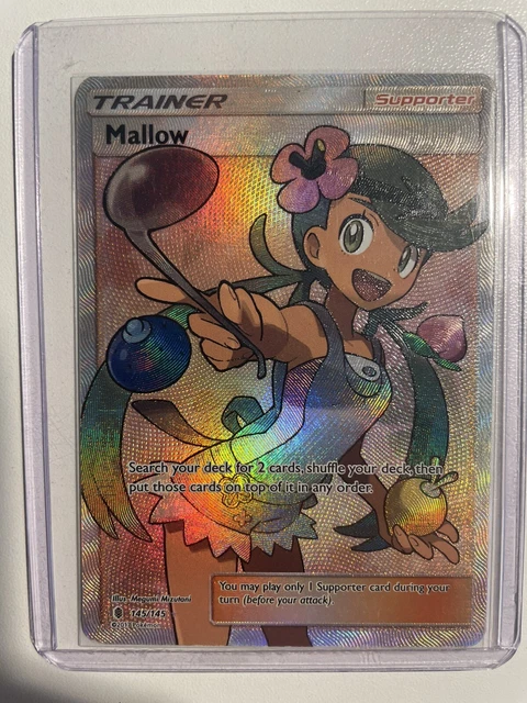 Mallow 145/145 Guardians Rising Full Art Trainer - Pokemon Card NM