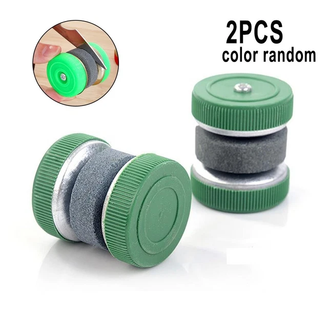 Hoja de afilado 4,5*3,8 cm ABS cubiertos cocina accesorios herramienta de afilado