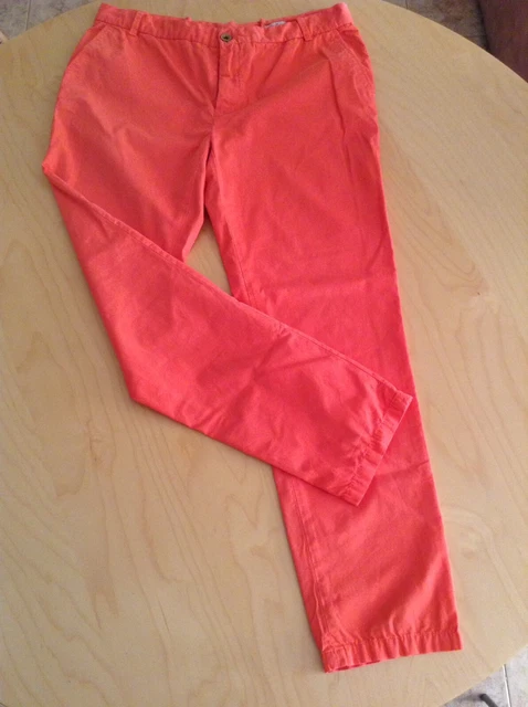 Zara Pantalon Vaquero Rojo Mujer Pantalón Cinturón Forrado Rojo