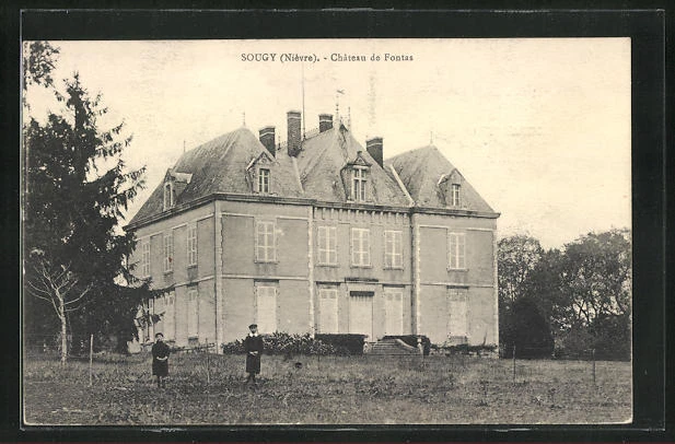 CPA Sougy, Chateau de Fontas