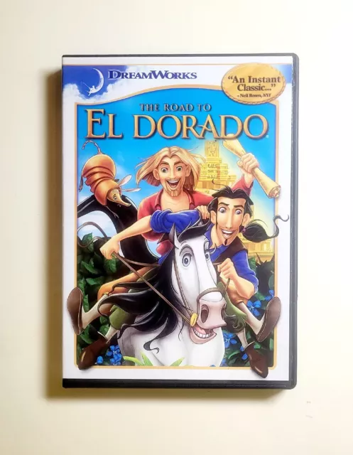 THE ROAD TO El Dorado DVD Adventure Animation 2000 PG Dreamworks Free ...