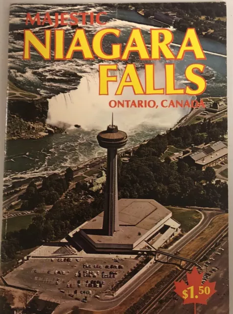 1960's Niagara Falls Ontario Canada Visitor's Brochure Souvenir Book Pamphlet