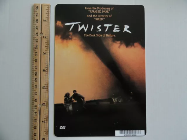 Twister - Helen Hunt - Blockbuster Video Backer Card 5.5"X8" No Movie