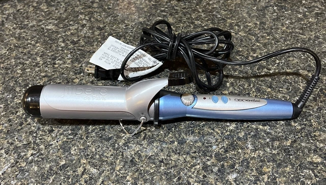 Jilbere de Paris Nano Silver Tools Ceramic Curling Iron Wand Professional Blue