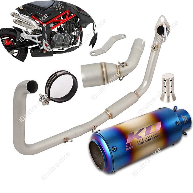 benelli tnt 125 exhaust system