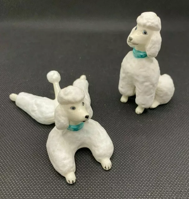 FRENCH POODLES - Vintage Pair (50's to 60's era) Figurines