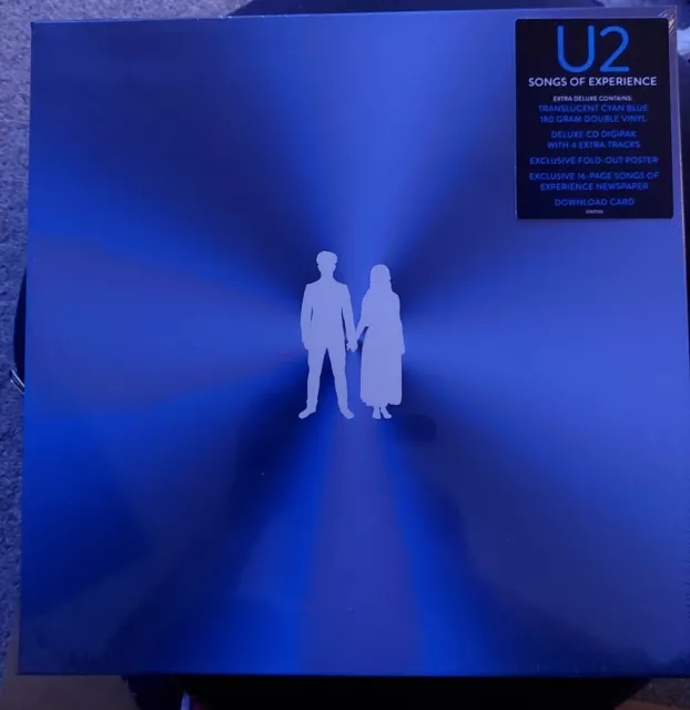 U2 Songs Of Experience Extra Deluxe Box Set Cyan Vinyl, CD, Poster  New & Sealed