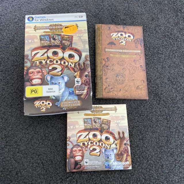 *NEW* Zoo Tycoon Complete Collection Microsoft PC CD-ROM Factory Sealed in  Box!