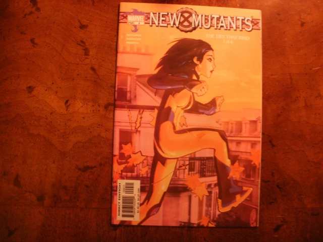 NM MARVEL Comic: NEW MUTANTS #9 (Vol 2) "The Ties That Bind" (Pt 3) Origin Surge