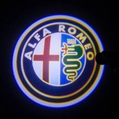 Kit Luci Logo ALFA ROMEO  Proiettore sottoporta Led Cree Cortesia 5W 12V  **