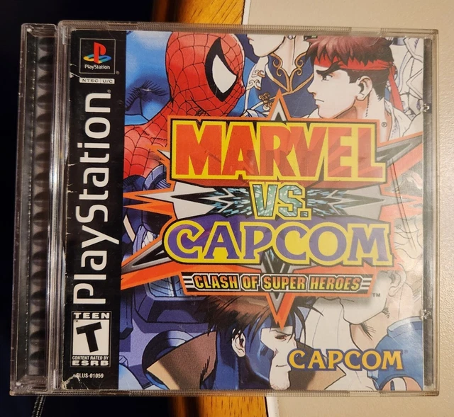 MARVEL VS. CAPCOM: Clash of Super Heroes (PlayStation 1 PS1) Tested ...