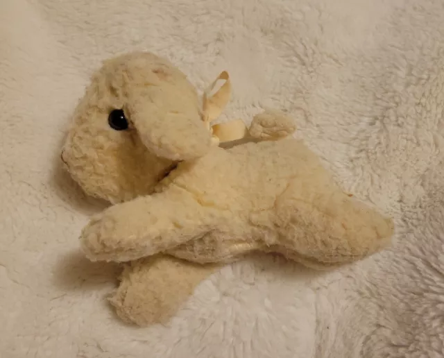 Vintage Eden Lamb Musical Wind Up Plush Mary Had a Little Lamb Animal Stuffed