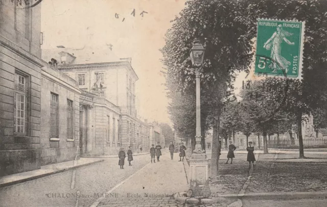 CPA 51 CHALONS Sur MARNE Ecole Nationale Arts et Metiers