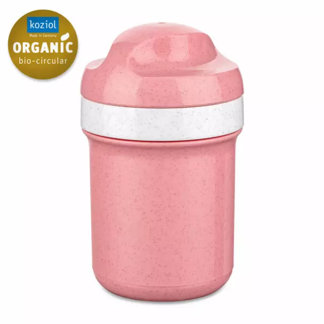 Koziol Gourde Oase Mini, plastique, Organic Strawberry Ice Cream, 200 ml