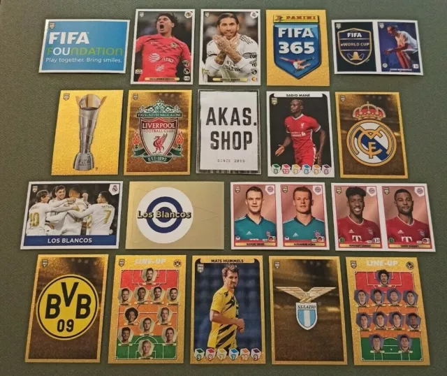 FIFA 365 2021 The golden World of Football Stickers PANINI to choose 1 - 229