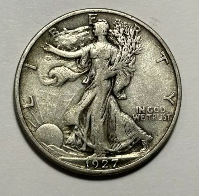 1927 S Walking Liberty Half Dollar Vf-Xf