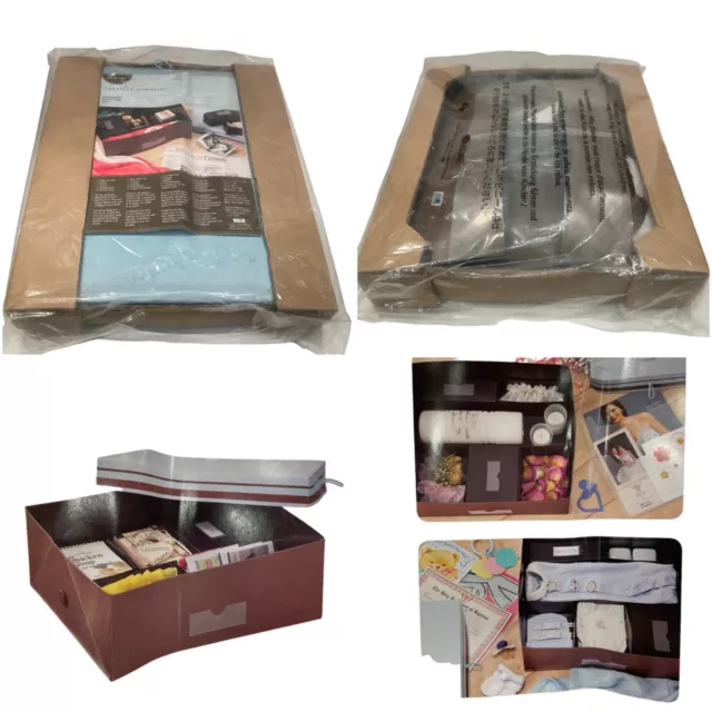 CREATIVE MEMORIES POWER SORT CAJA Grande Nuevas Carpetas Selladas Compartimento Bolsillo Pestaña