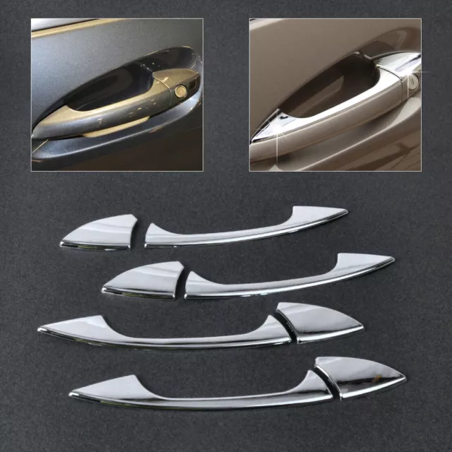 Chrome Door Handle Cover Trim fit for Mercedes Benz W204 W166 W212 W246 X204 FR