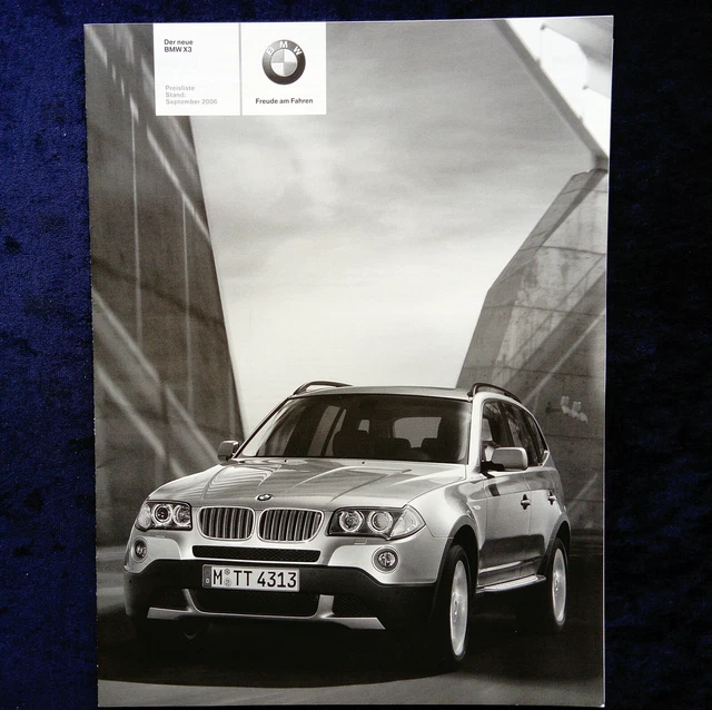 Prospectus brochure BMW e83 x3 2.0i 2.5si 3.0si 2.0d 3.0d 3.0sd 1 2007 Le design le plus chaud Vente en gros en ligne 100% de satisfaction garantie mitsubishicleansui.vn Prospectus Brochure Bmw E83 X3 2.0I 2.5Si 3.0Si 2.0D 3.0D 3.0Sd 1 2007 Le Design Le Plus Chaud Vente En Gros En Ligne 100% De Satisfaction Garantie Mitsubishicleansui.Vn