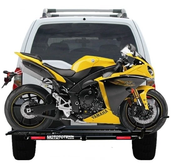 Mototote Moto Tote Sport Bike Motorcycle Carrier Hitch Rack Ramp Led Light