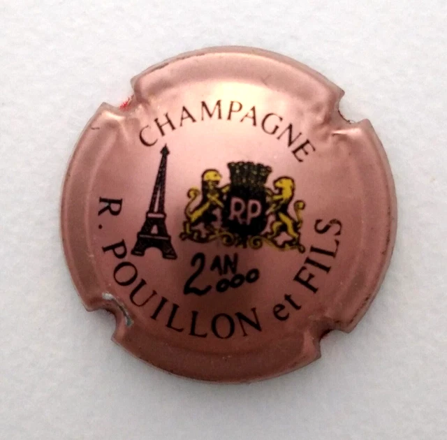 capsule de champagne POUILLON Roger et Fils n° 7 jéroboam rosé