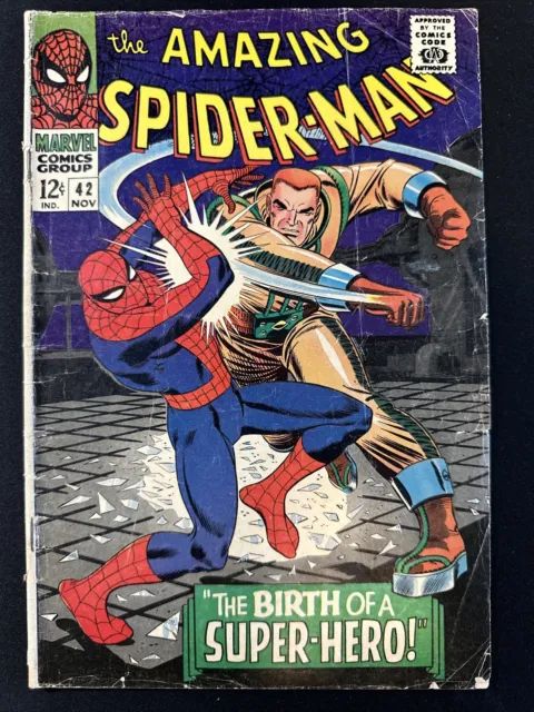 The Amazing Spider-Man #42 Marvel Comics 1st Print Vintage Silver Age 1966 Good