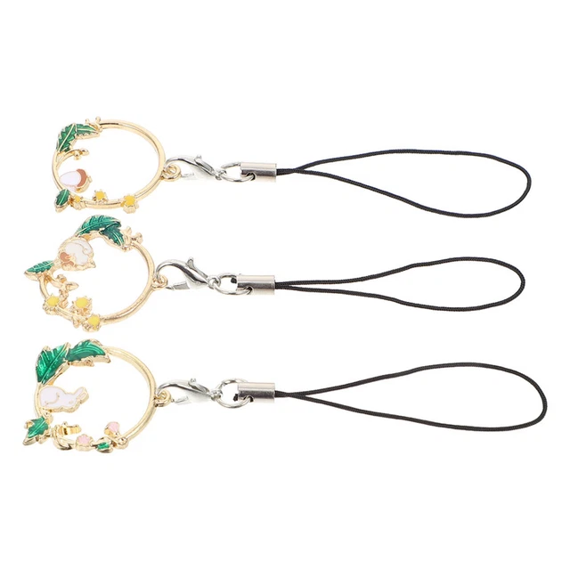 3 PCS Keychain Hanging Pendant Pendentifs En Alliage Accessoires De Suspension D