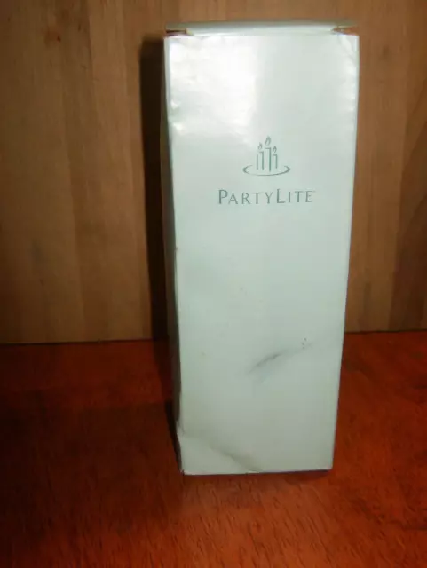 PartyLite S37061 Hydrangea 3" x 7" Bell Top Pillar Candle Floral Bell Top