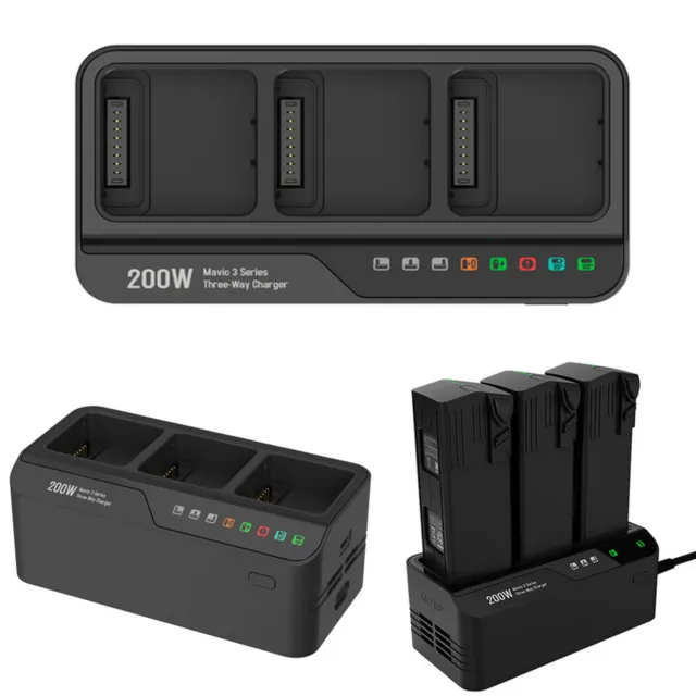 For DJI Mavic 3/3 Pro/3 Classic Drone Battery Charger 200W Fast Charging Station