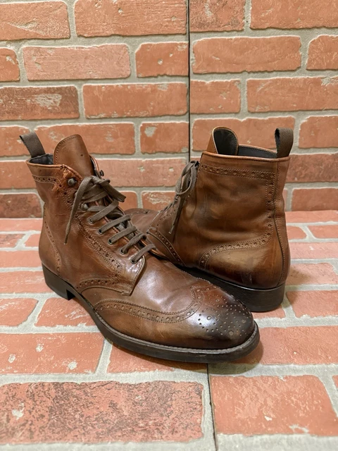 To Boot New York Brennan Brown Leather Wingtip Ankle Dress Boots Mens Size 7.5M Shop To Boot New York Boots for Men on Mercari | New & Used  main image 3