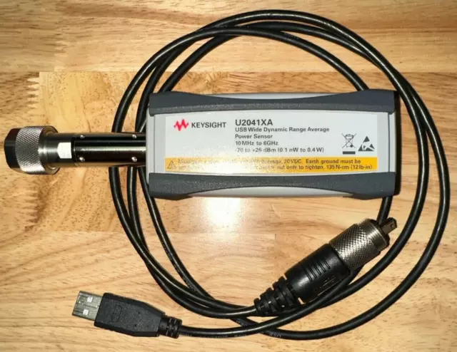 Keysight U2041XA USB Wide Dynamic Range Average Power Sensor 10MHz to 6GHz READ!