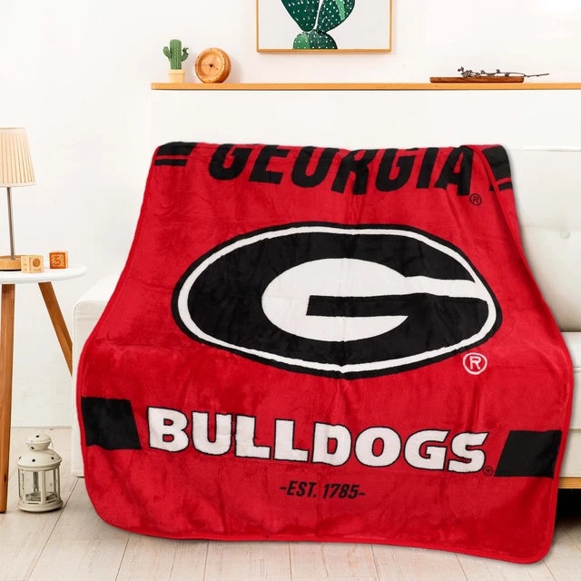 Northwest NCAA Georgia Bulldogs Legion Raschel Throw, 50" x 60"