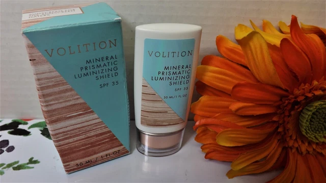 VOLITION Mineral Prismatic Luminizing SPF 35 Sun Shield 1 oz NEW Zinc Oxide +🎁