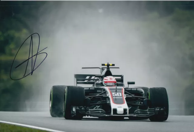 Antonio Giovinazzi Hand Signed Haas F1 12x8 Photo Formula 1.