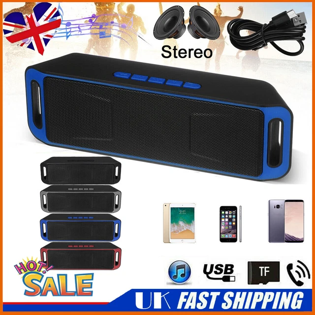 Portable Wireless Bluetooth Speaker Subwoofer USB/TF Stereo Bass Loudspeaker