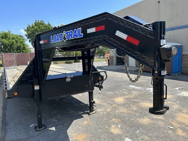 2022 Load Trail 40’ Gooseneck Flatbed Trailer Max Ramps Hyd Disc Brakes 25900