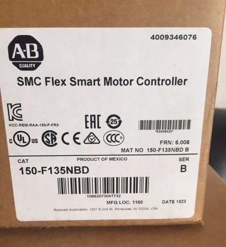 New Allen Bradley 150-F135NBD SMC Flex Smart Motor Controller AB 150 F135NBD