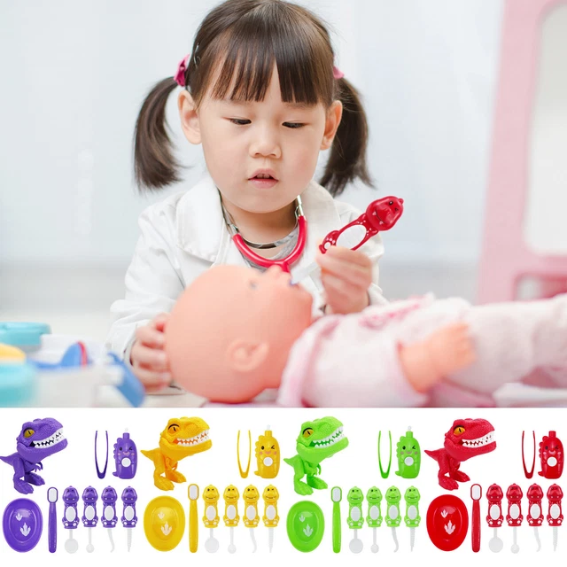 Cartoon Dinosaur Children's Tools Toys Play House Baby Simulation Small Doctor