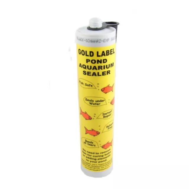 Gold Label 290ml Underwater Pond & Aquarium Sealer/Sealant/Tank/Liner Repair